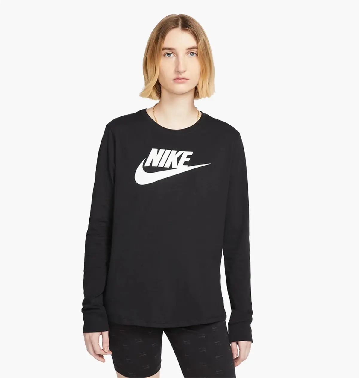 Кофта женские Nike Sportswear Essentials Long-Sleeve Logo T-Shirt