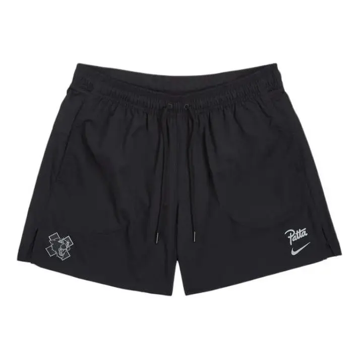 Шорты мужские Nike Nike X Patta Running Team Shorts 'Black'
