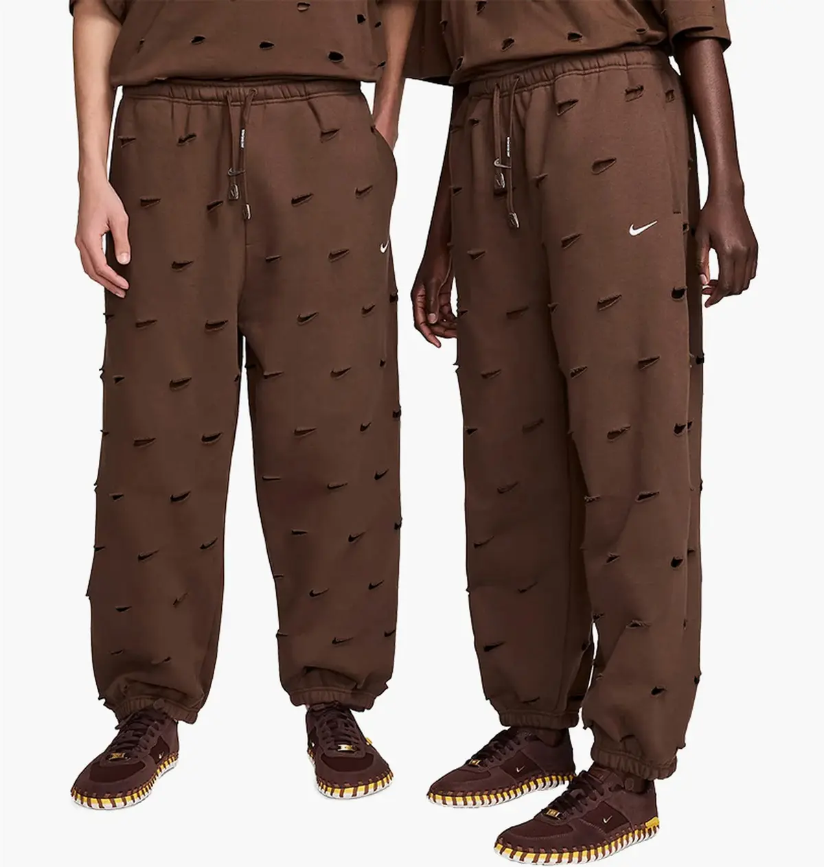 Брюки унисекс Nike Le Swoosh Pant X Jacquemus Brown
