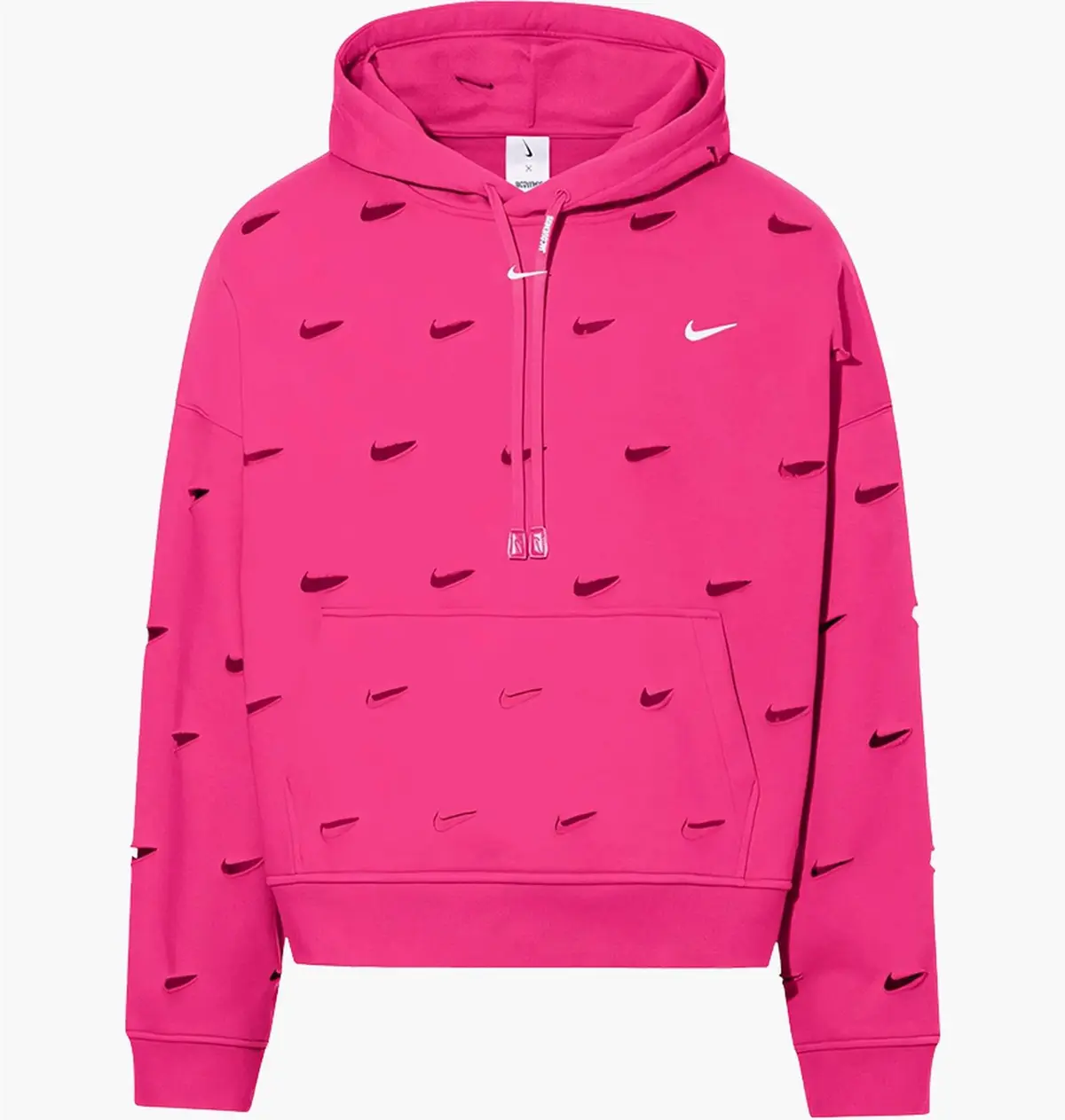 Кофта унисекс Nike Rg Swoosh Hoodie X Jacquemus Pink