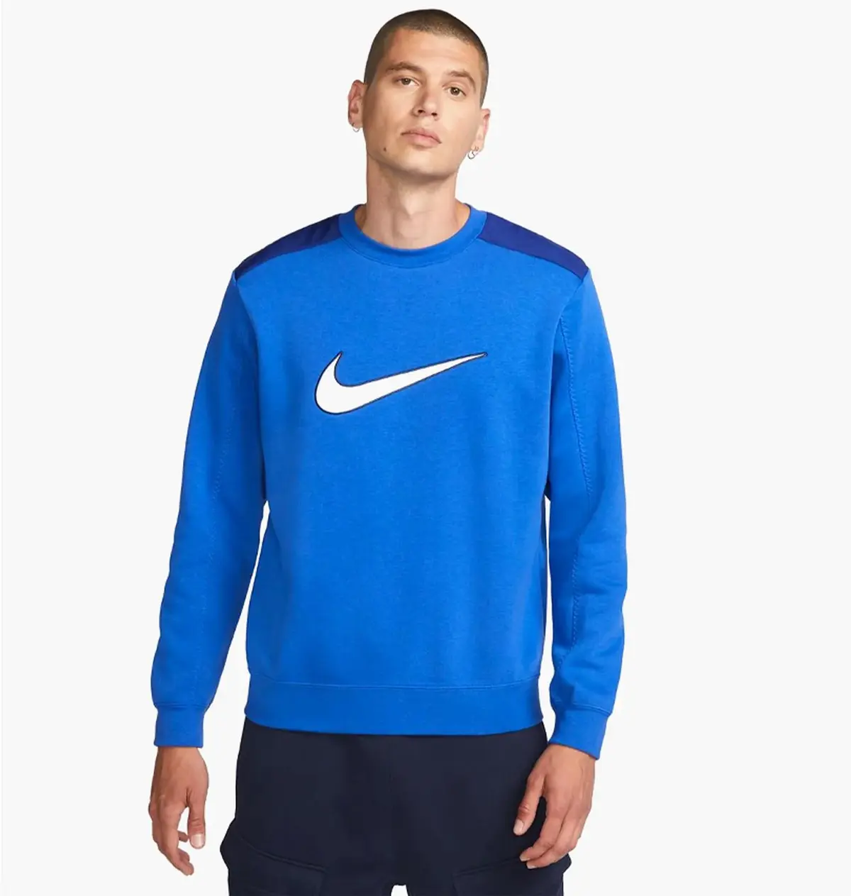 Кофта чоловіча Nike Crew Bb Blue