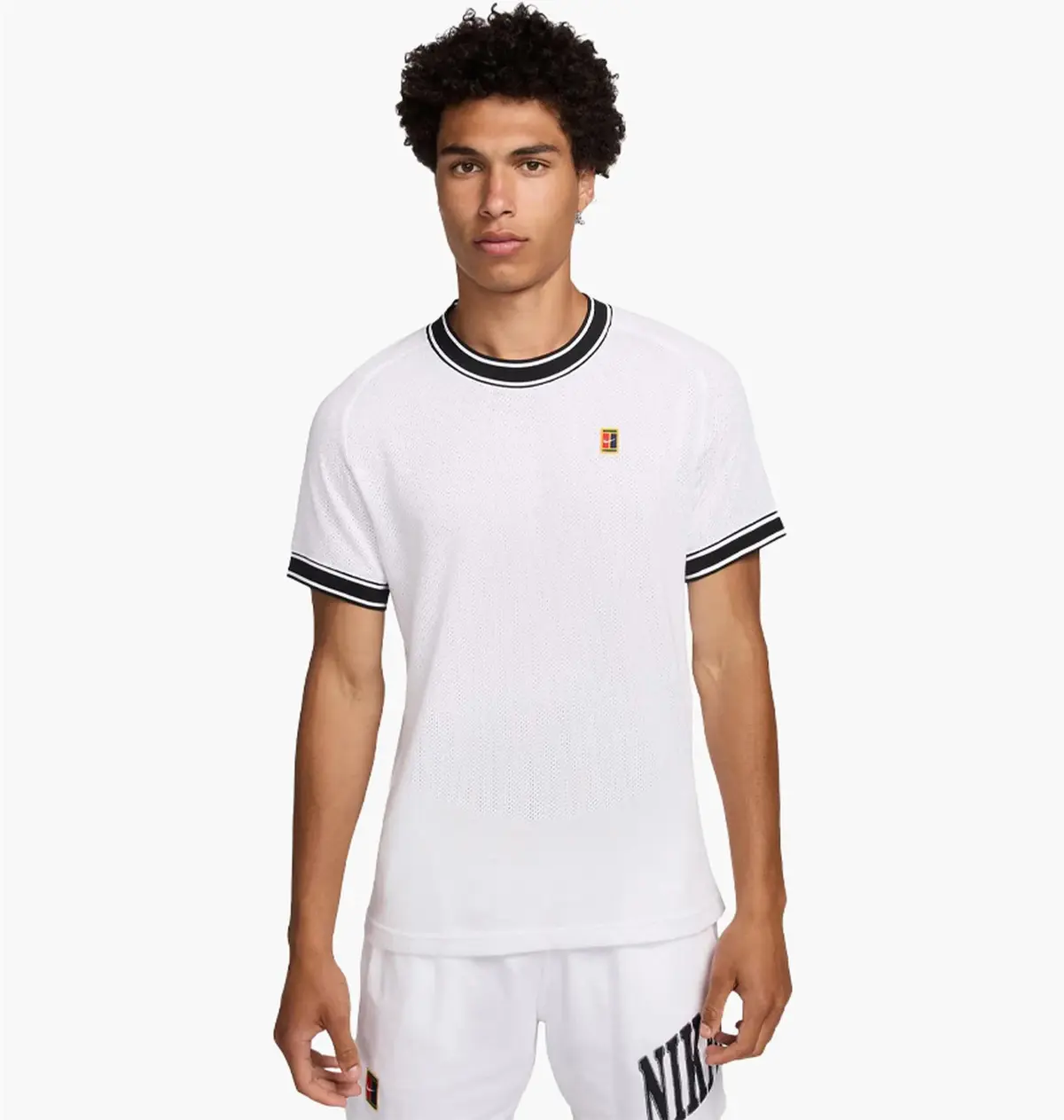 Футболка чоловіча Nike Court Heritage Short-Sleeve Tennis White
