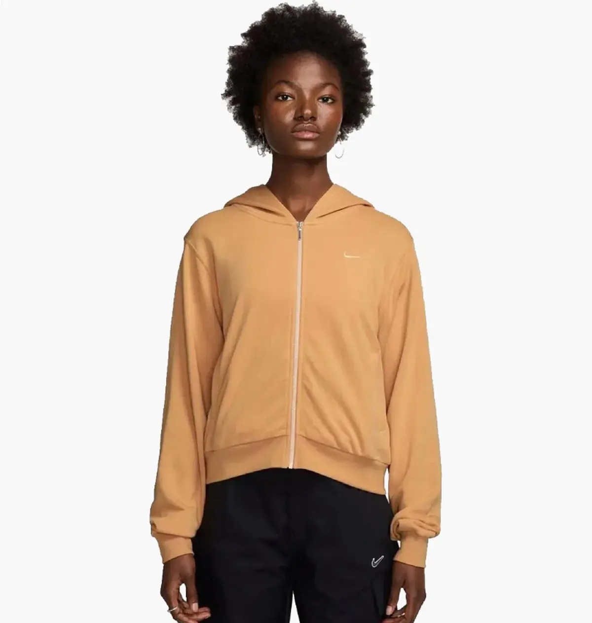 Кофта женские Nike Nsw Chll Ft Fz Hdy Orange