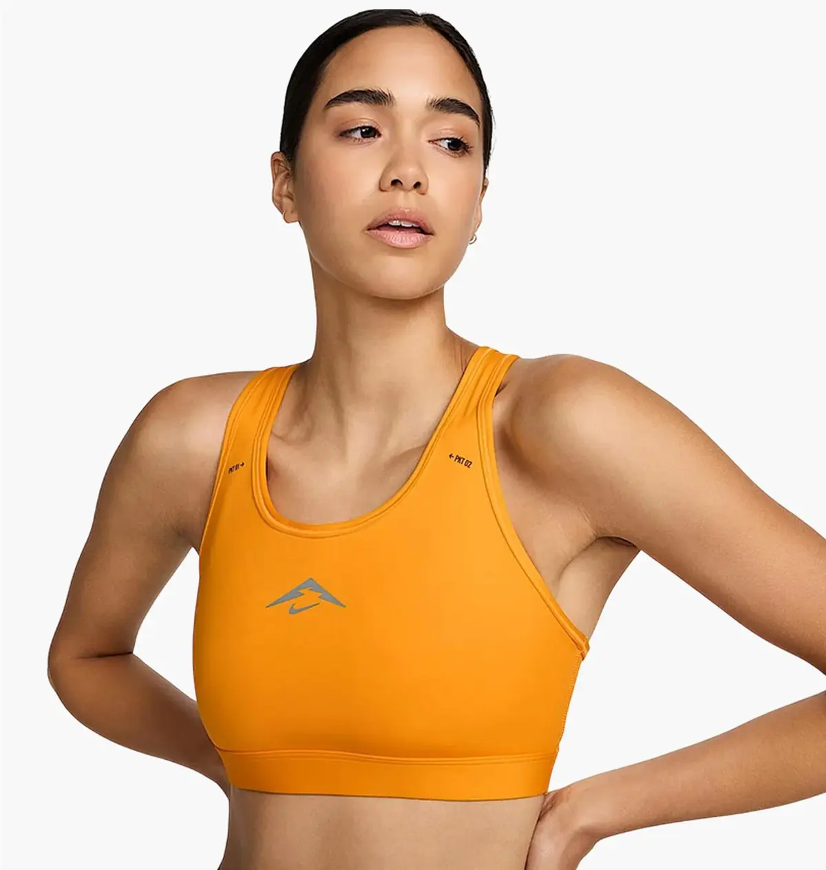 Спортивный топ женской Nike Trail Swoosh Sports Orange
