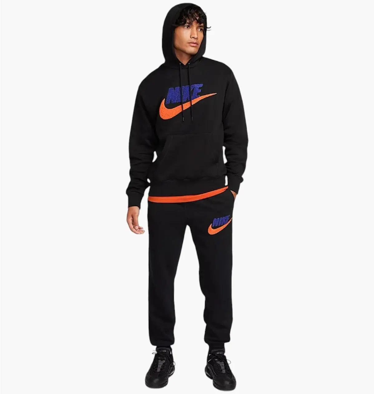 Спортивний костюм чоловічий Nike M Nk Club Bb Po Chnl Ftra Black