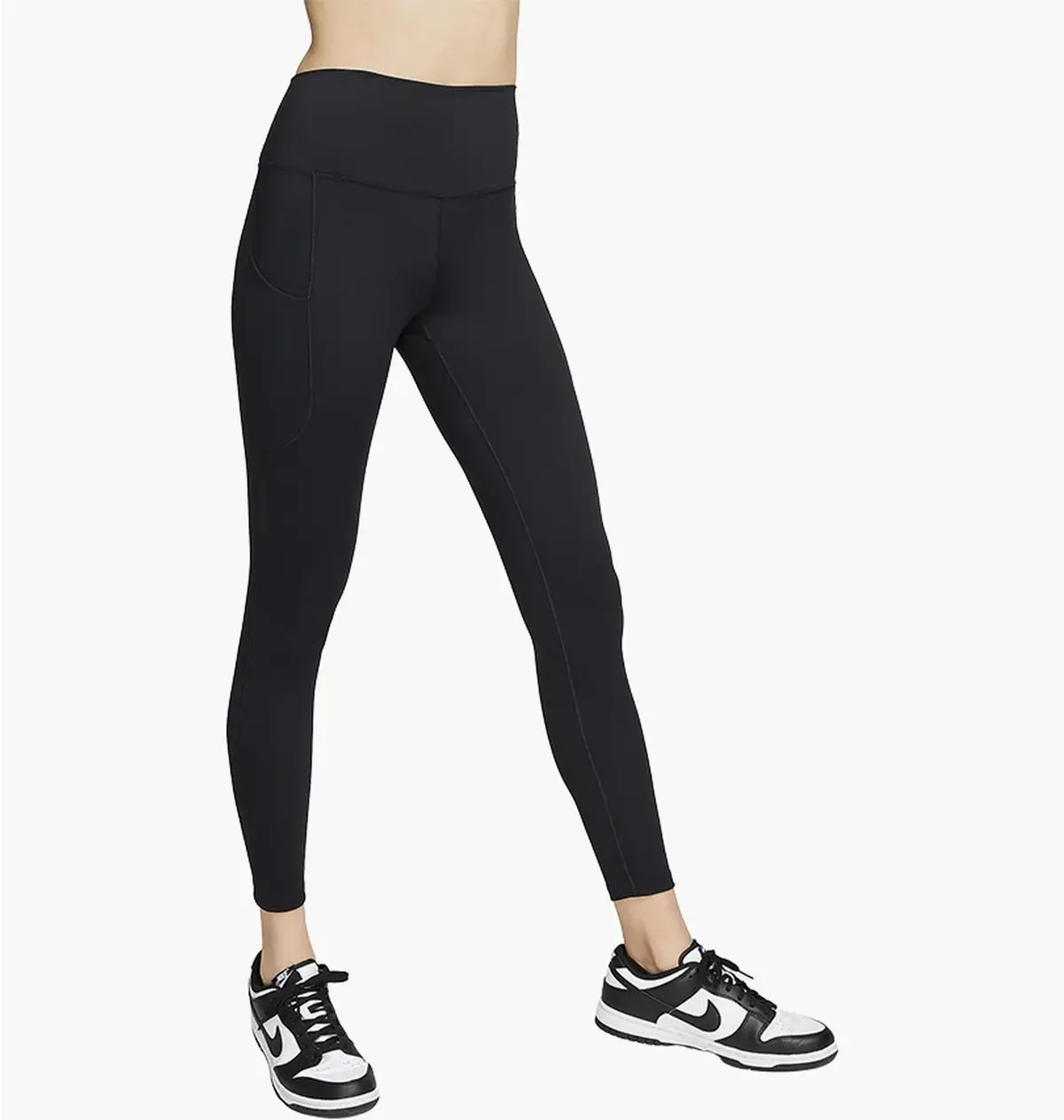 Лосіни жіночі Nike One High-Waisted 7/8 Leggings With Pockets Black