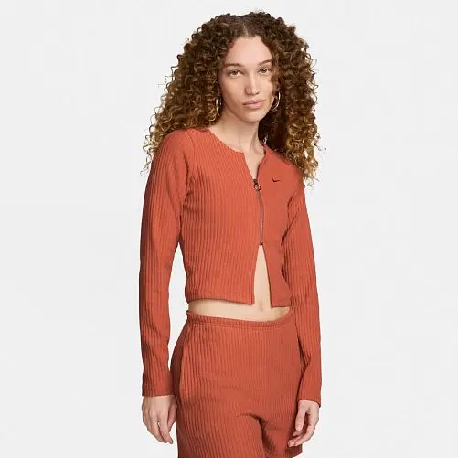 Кофта жіночі Nike W Nsw Chll Knt Rib Fz Crdgn