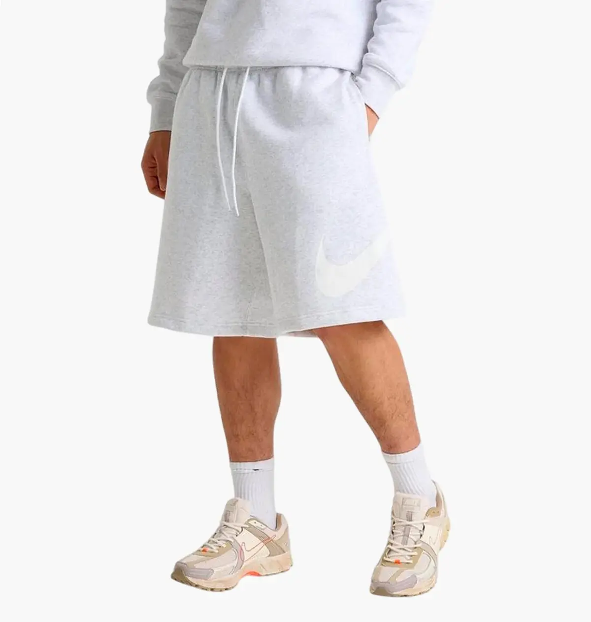 Шорти чоловічі Nike Club Fleece Swoosh Graphic White