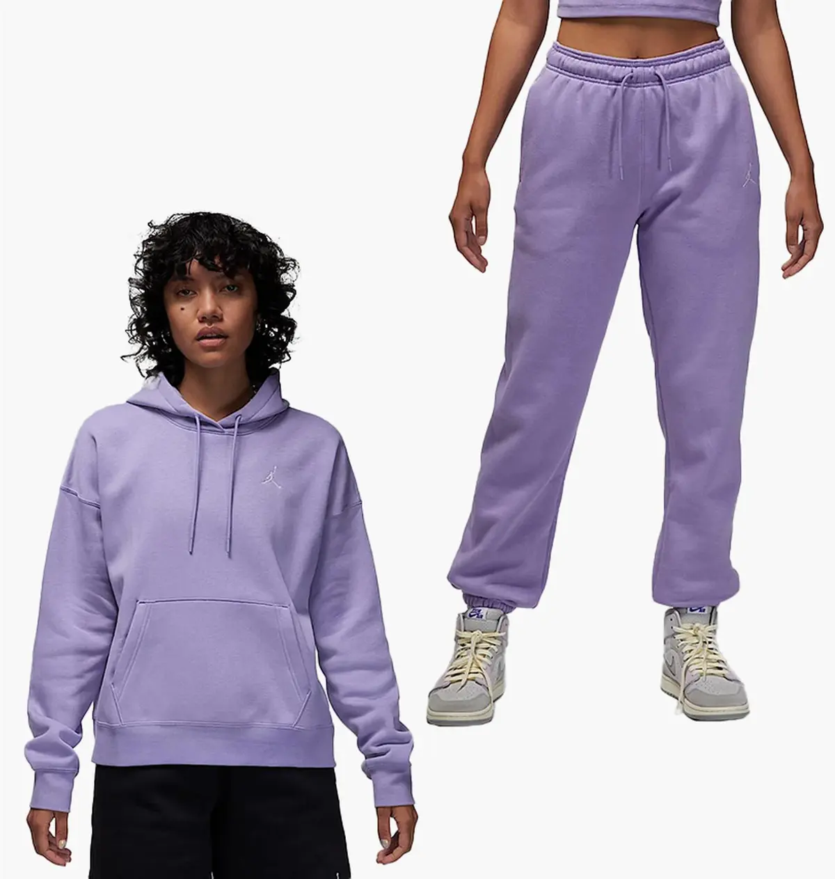 Спортивный костюм женской Jordan Brooklyn Fleece Violet