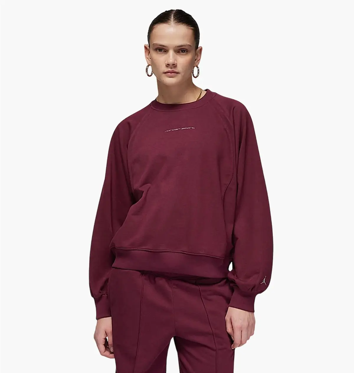 Кофта женские Jordan Graphic Fleece Bordo