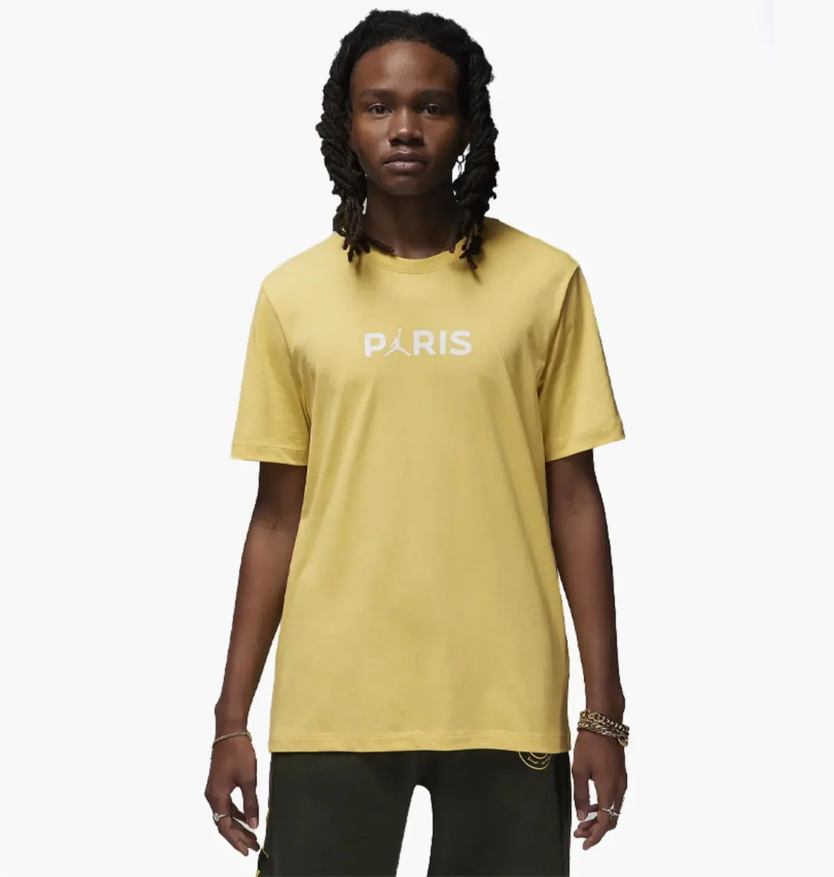 Футболка мужская Jordan Psg Logo Yellow