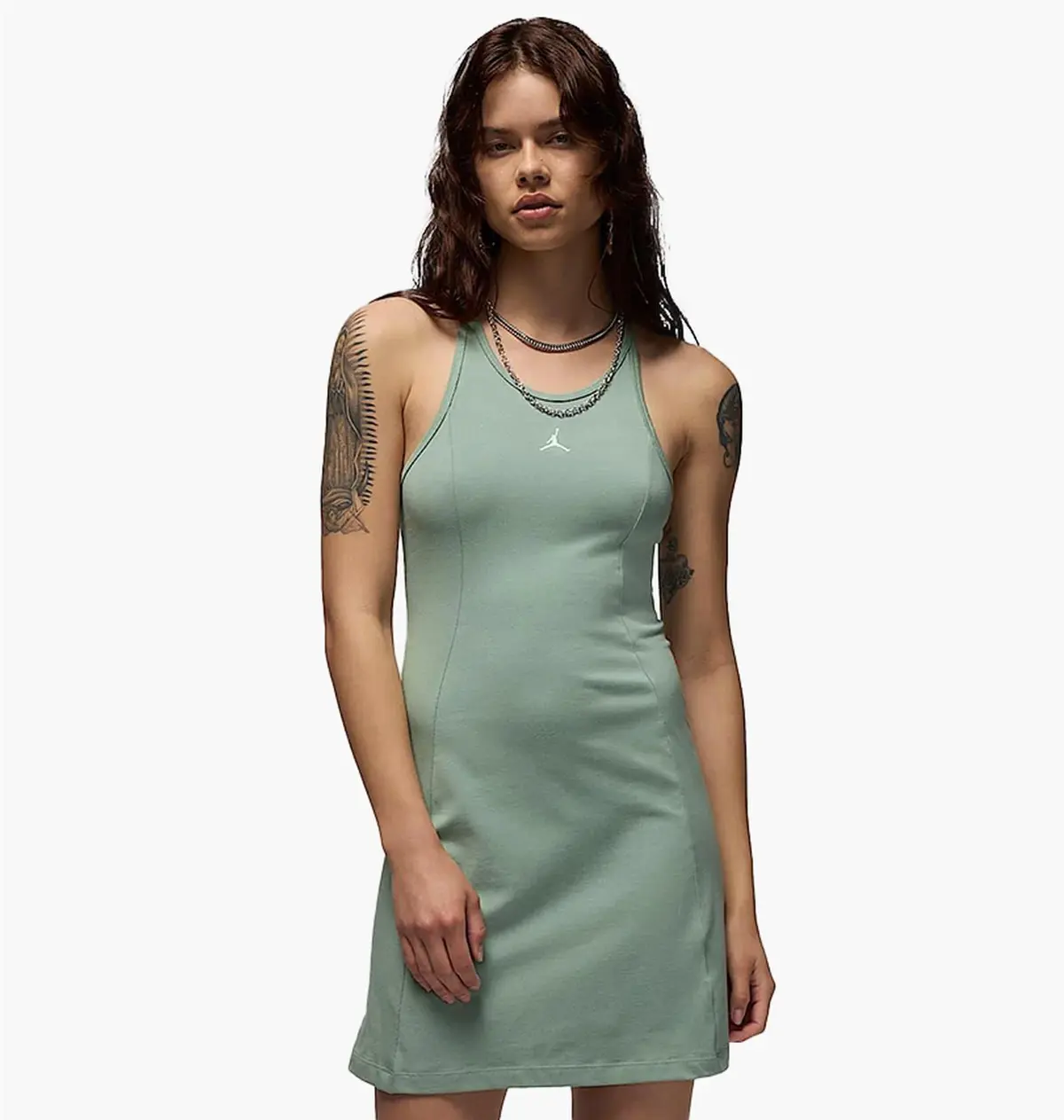 Платье женское Jordan Slim Knit Dress Green