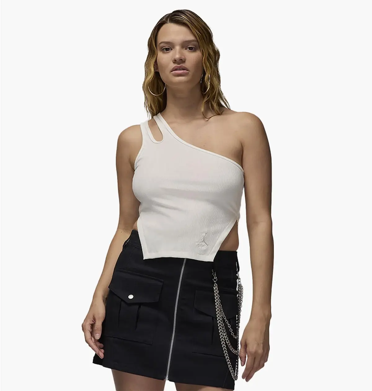 Майка жіноча Jordan Asymmetrical Ribbed Tank Top