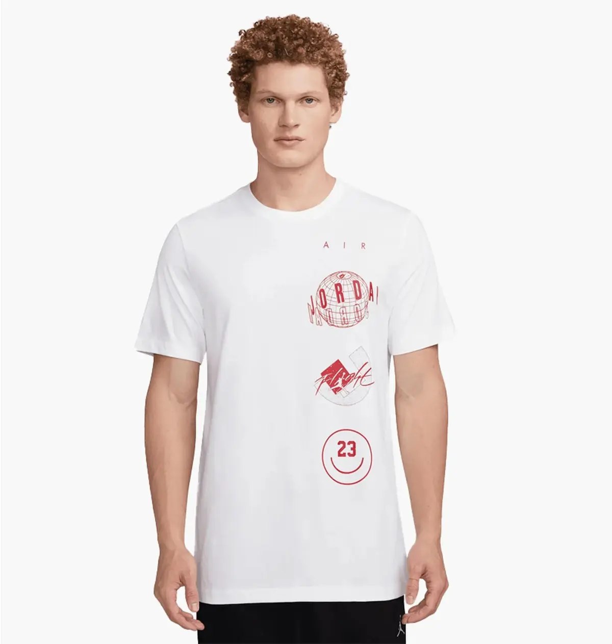 Футболка чоловіча Jordan Brand Logo Stack White