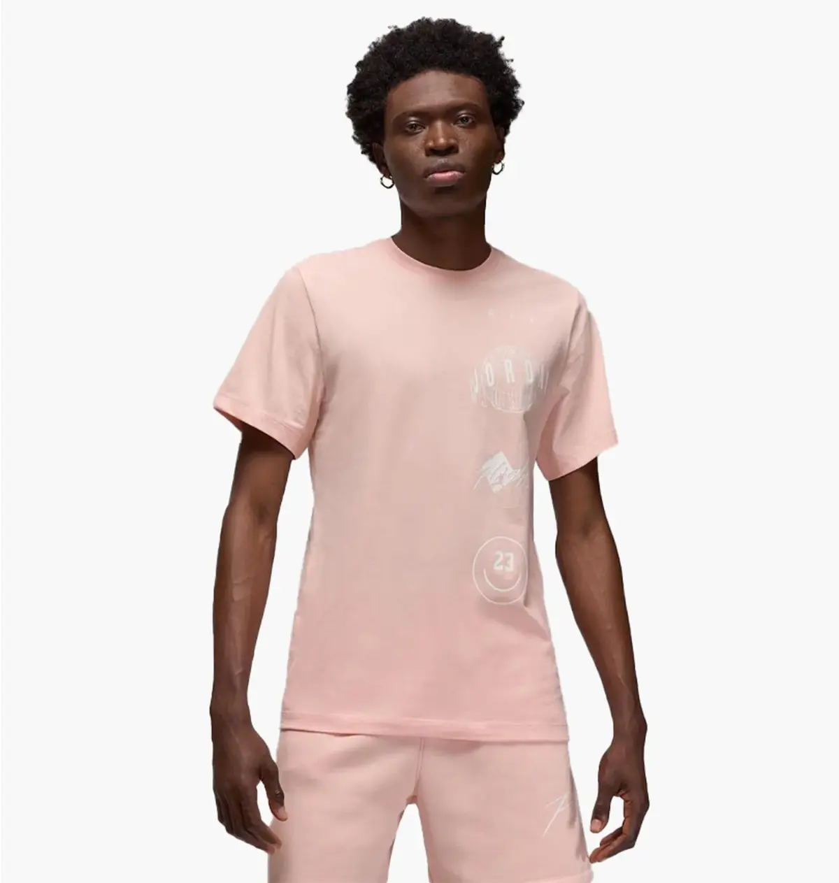 Футболка чоловіча Jordan M J Brand Logo Stack Ss Crw