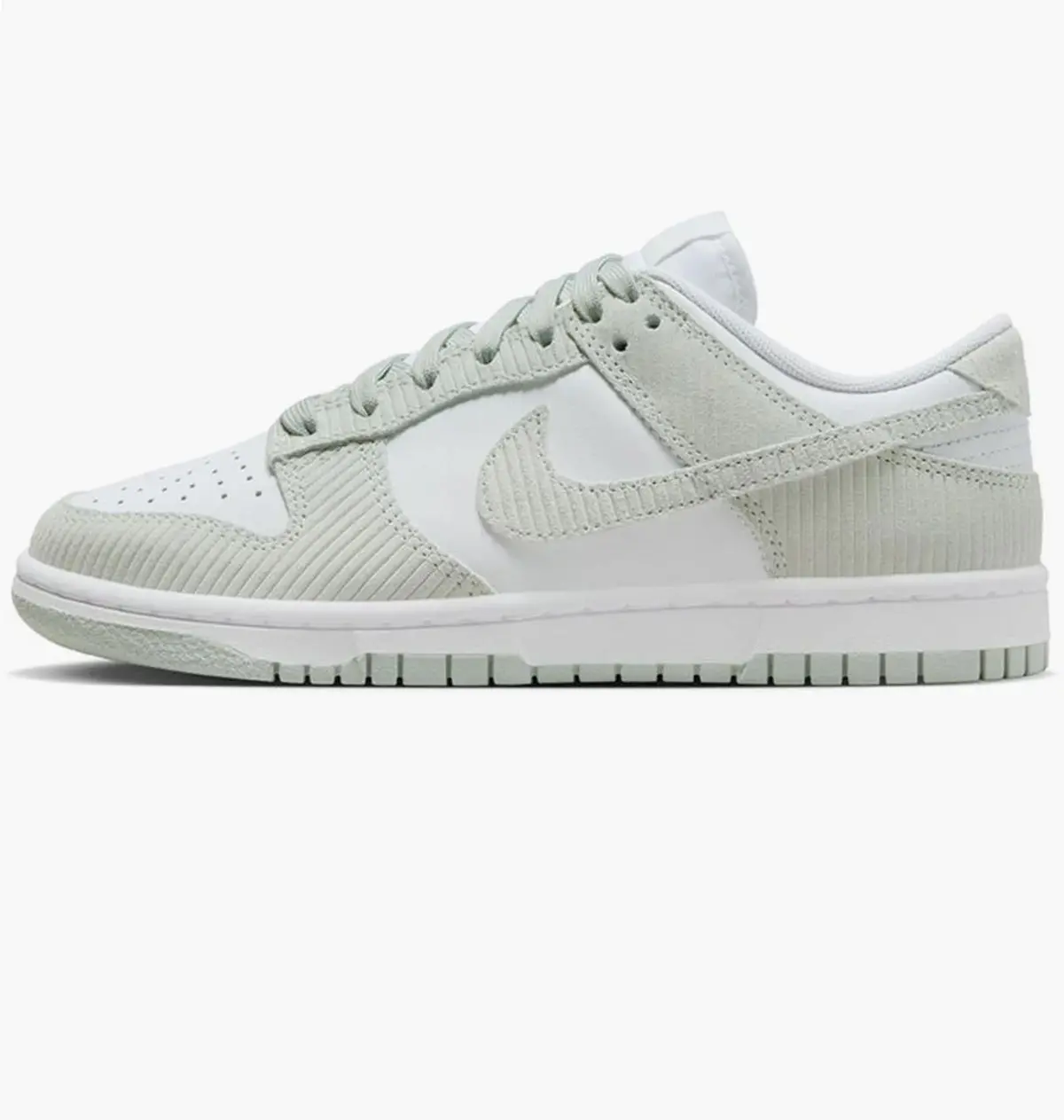 Кроссовки женские Nike Dunk Low Light Silver Corduroy (W)