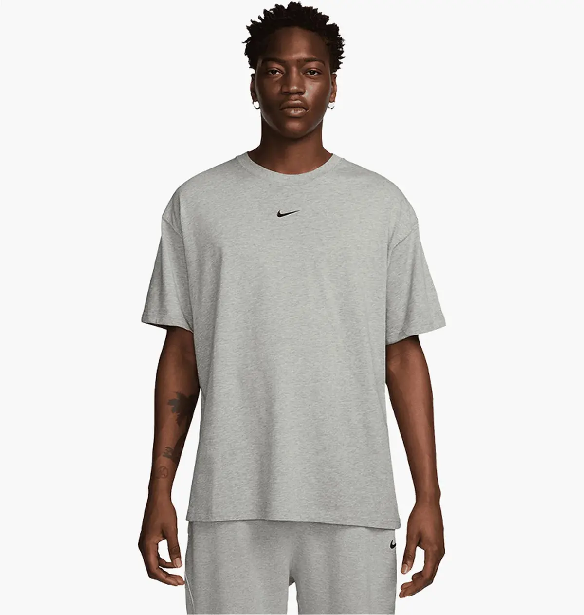 Футболка чоловіча Nike X Nocta Nrg Big Body Cs Tee Dark Grey Heather
