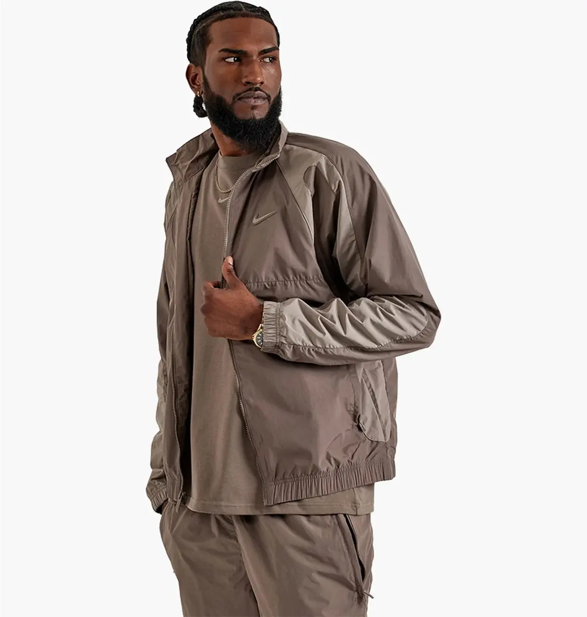 Кофта чоловіча Nike Nocta Woven Track Jacket Brown