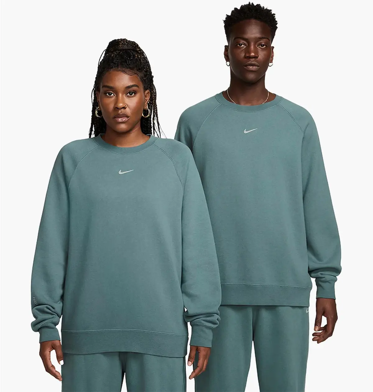 Кофта чоловіча Nike Nocta Fleece Cs Crew Light Blue