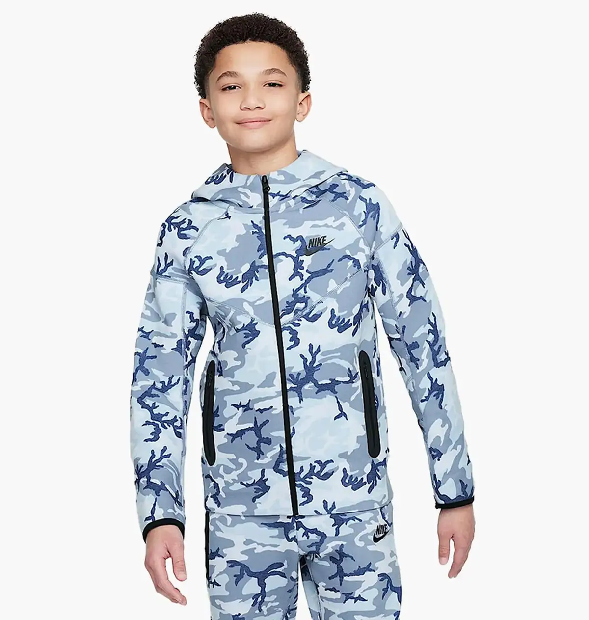 Светр підлітковий Nike Tech Fleece Camo Full-Zip Hoodie
