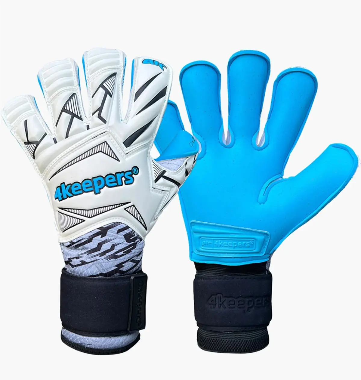 Футбольные перчатки унисекс 4Keepers White/Blue