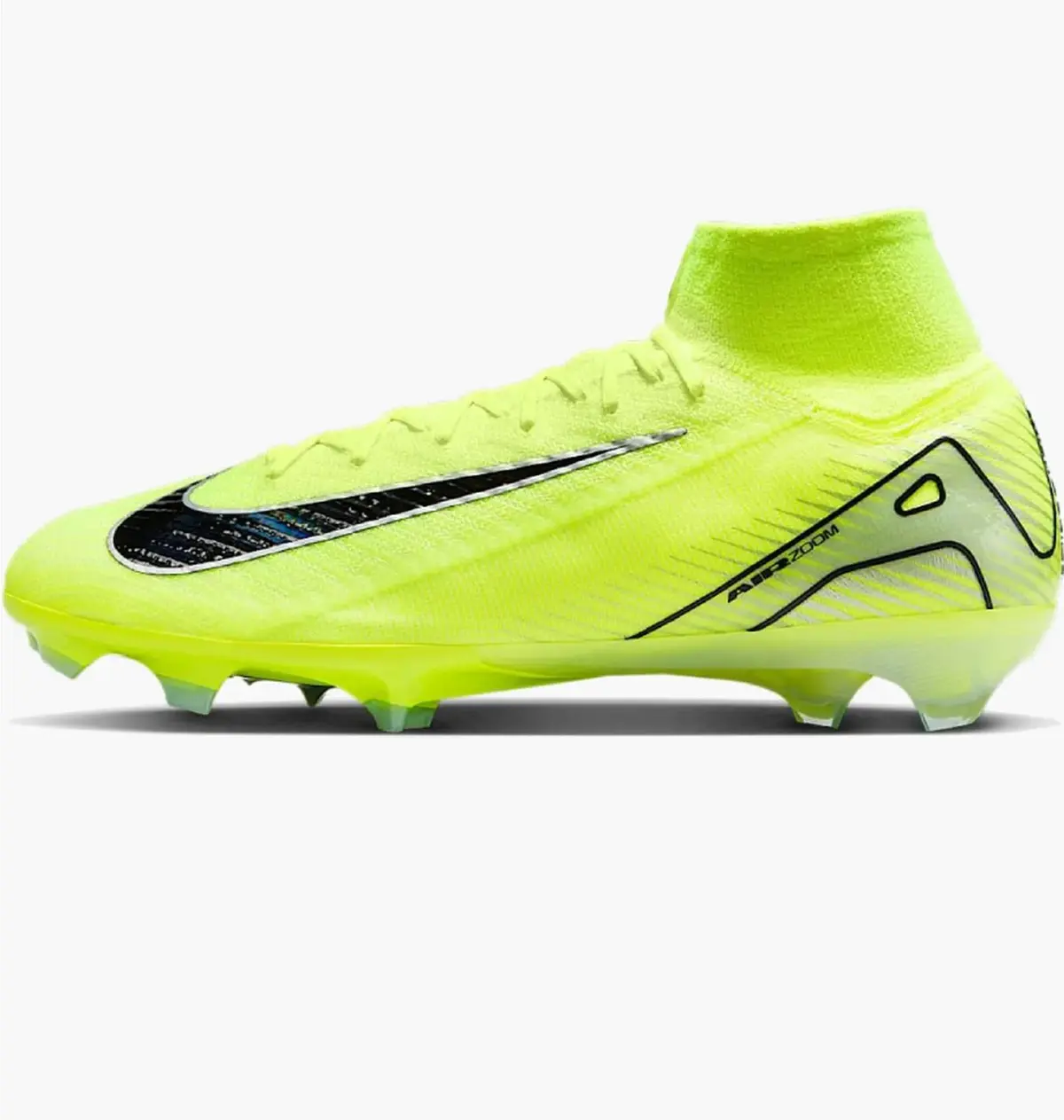 Бутсы унисекс Nike Mercurial Superfly 10 Elite Fg High Yellow