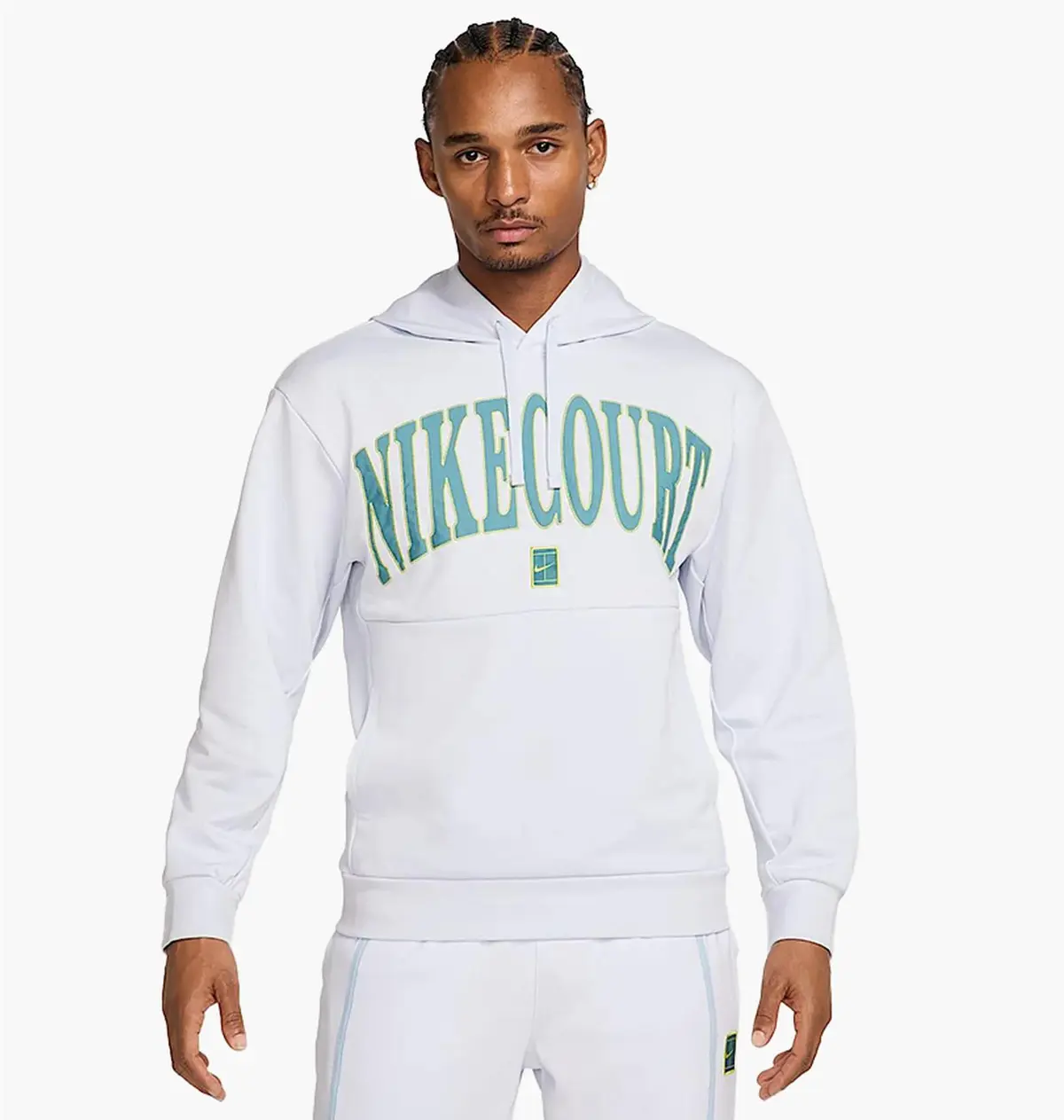 Кофта чоловіча Nike Court Heritage Hoodie Grey