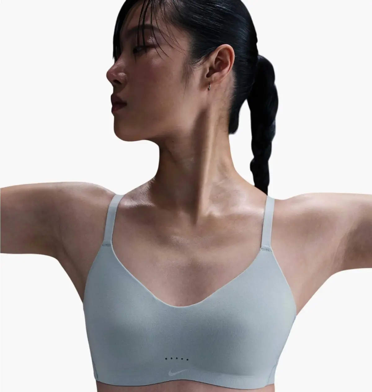 Спортивний топ жіночий Nike Alate Minimalist Light Blue