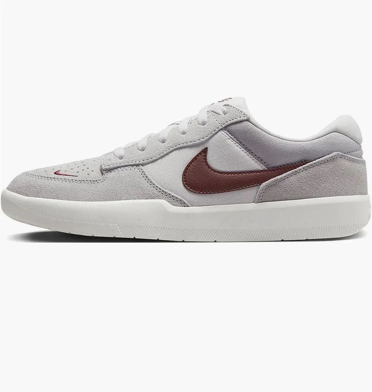Кроссовки мужские Nike Force 58 Sb Platinum Tint Dark Red Grey Wolf-Grey