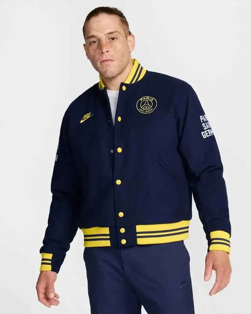 Куртка мужская Nike PSG Authentics синяя FQ7803-410