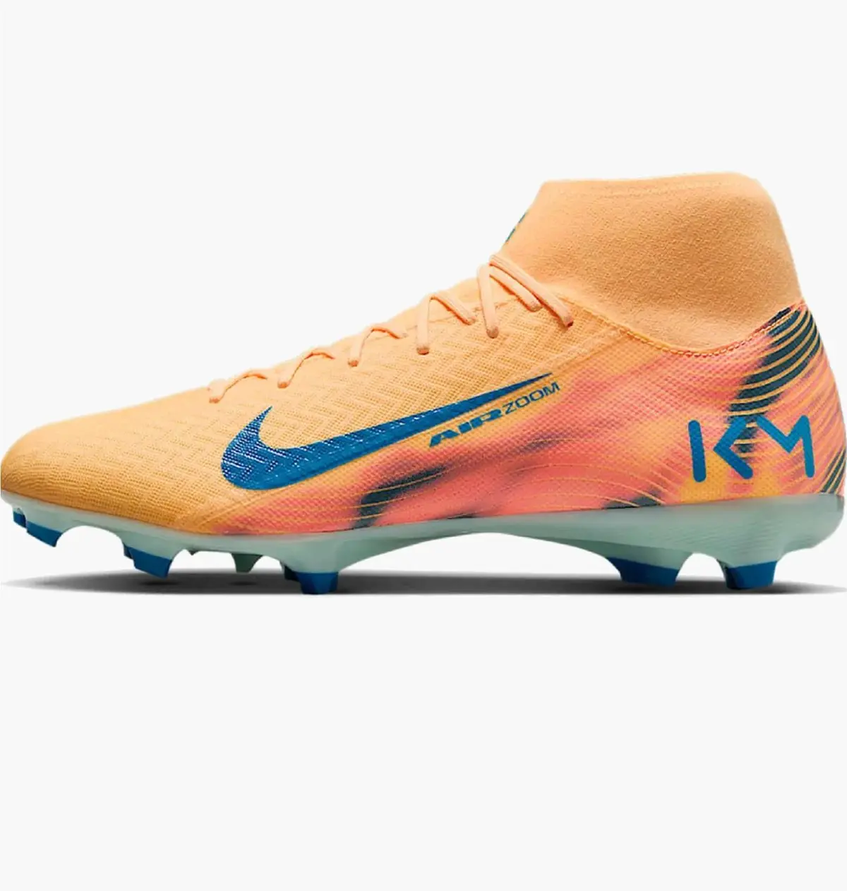Бутсы унисекс Nike Air Zoom Mercurial Superfly X Academy X Mbappe Mg Peach