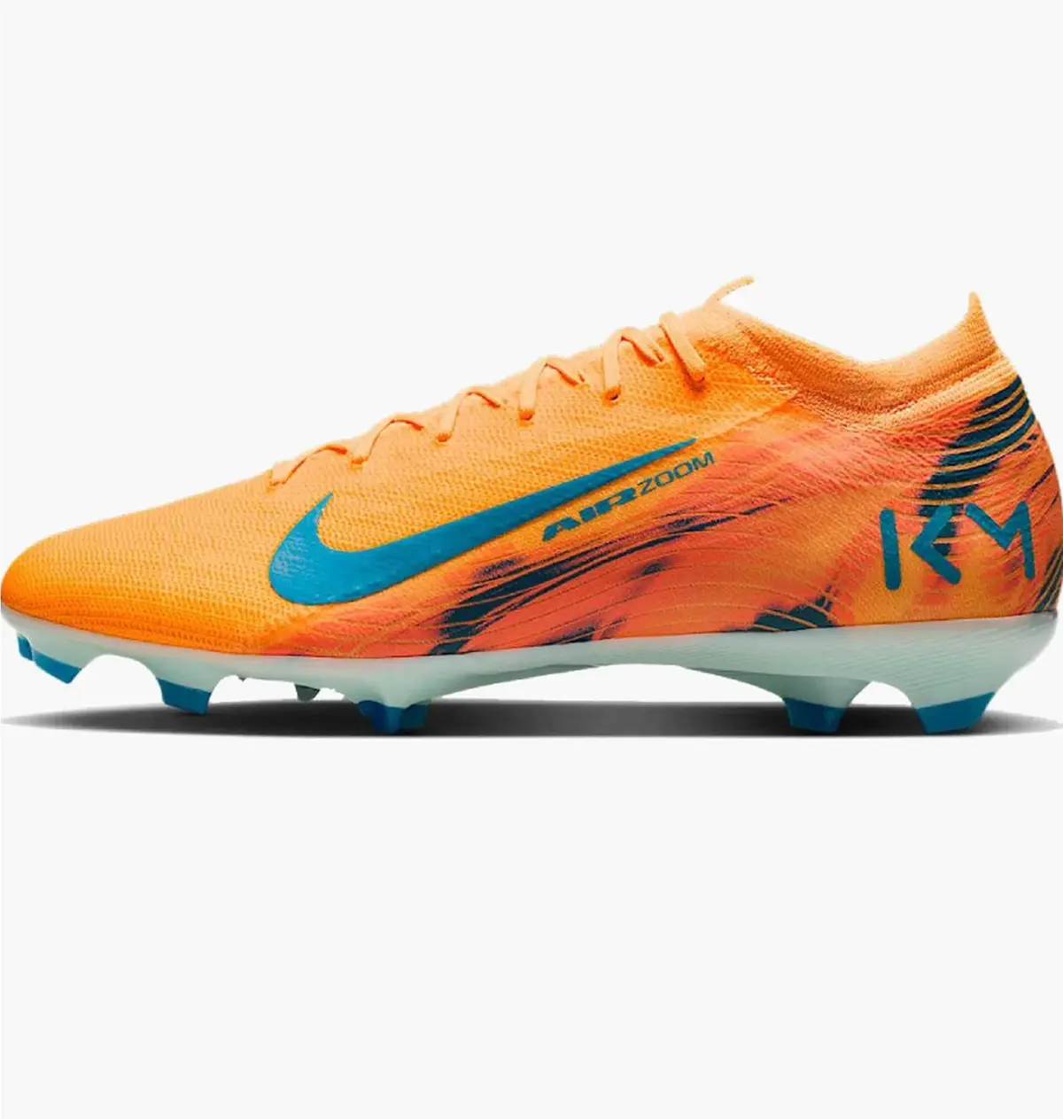 Бутсы унисекс Nike Zoom Vapor 16 Pro Mbappe Orange