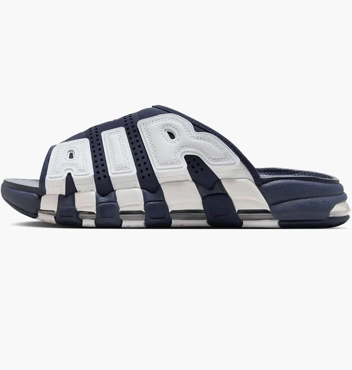 Тапочки чоловічі Nike Air More Uptempo Slide Blue/White