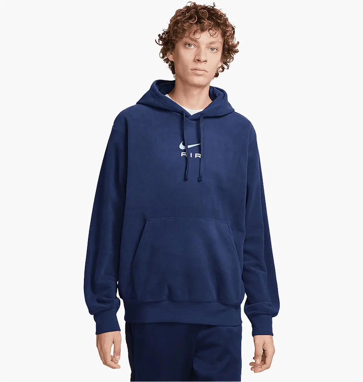 Кофта чоловіча Nike Sportswear Air Polar Fleece Hoodie Blue