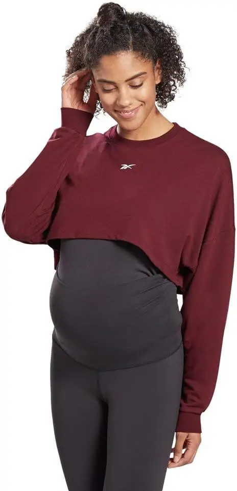 Кофта женские Reebok Maternity Long-Sleeved Sweatshir