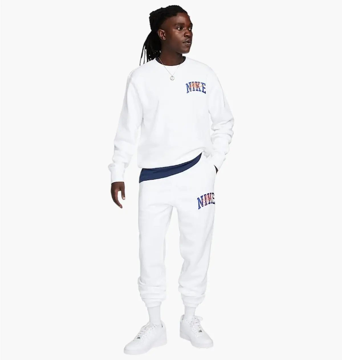 Спортивний костюм чоловічий Nike Club Fleece Brushed-Back White