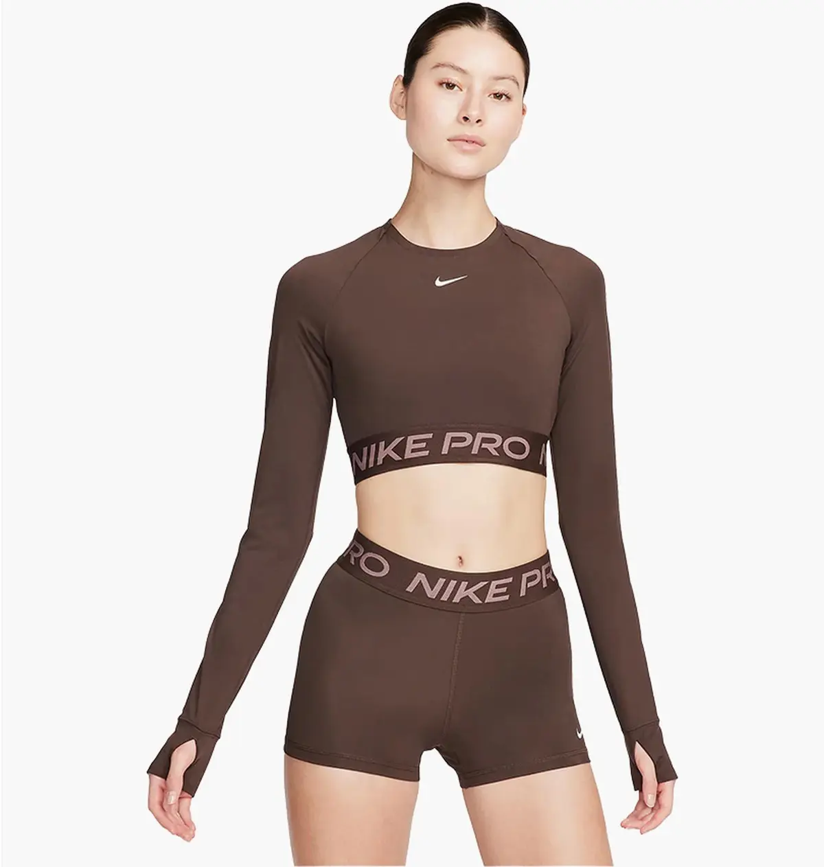 Спортивний топ жіночий Nike Pro Long-Sleeve Cropped Top
