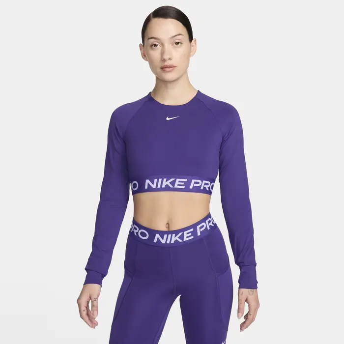 Спортивний топ жіночий Nike Nike Pro Df 365 Crop Ls