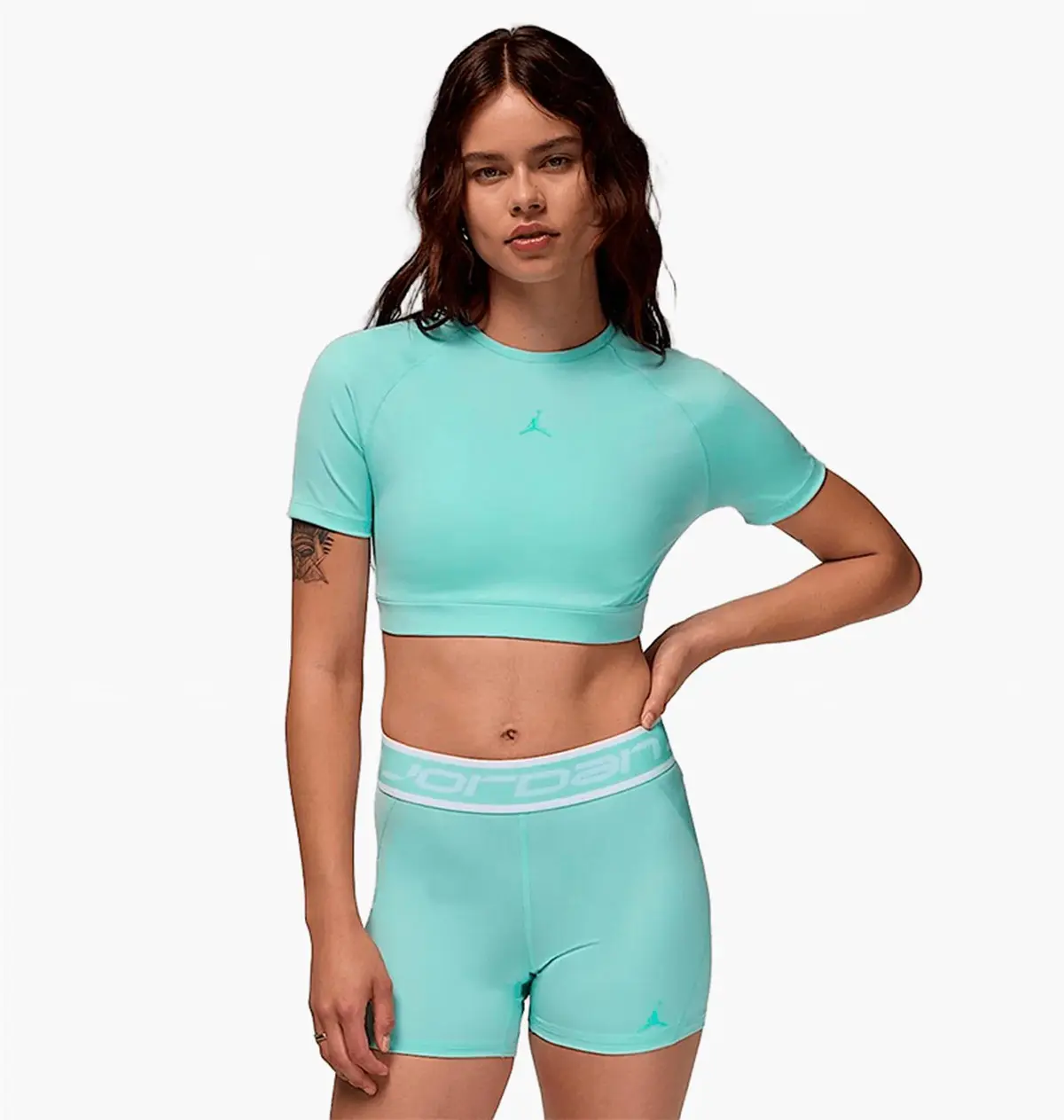 Спортивний топ жіночий Jordan Jordan Sport Bodycon Green