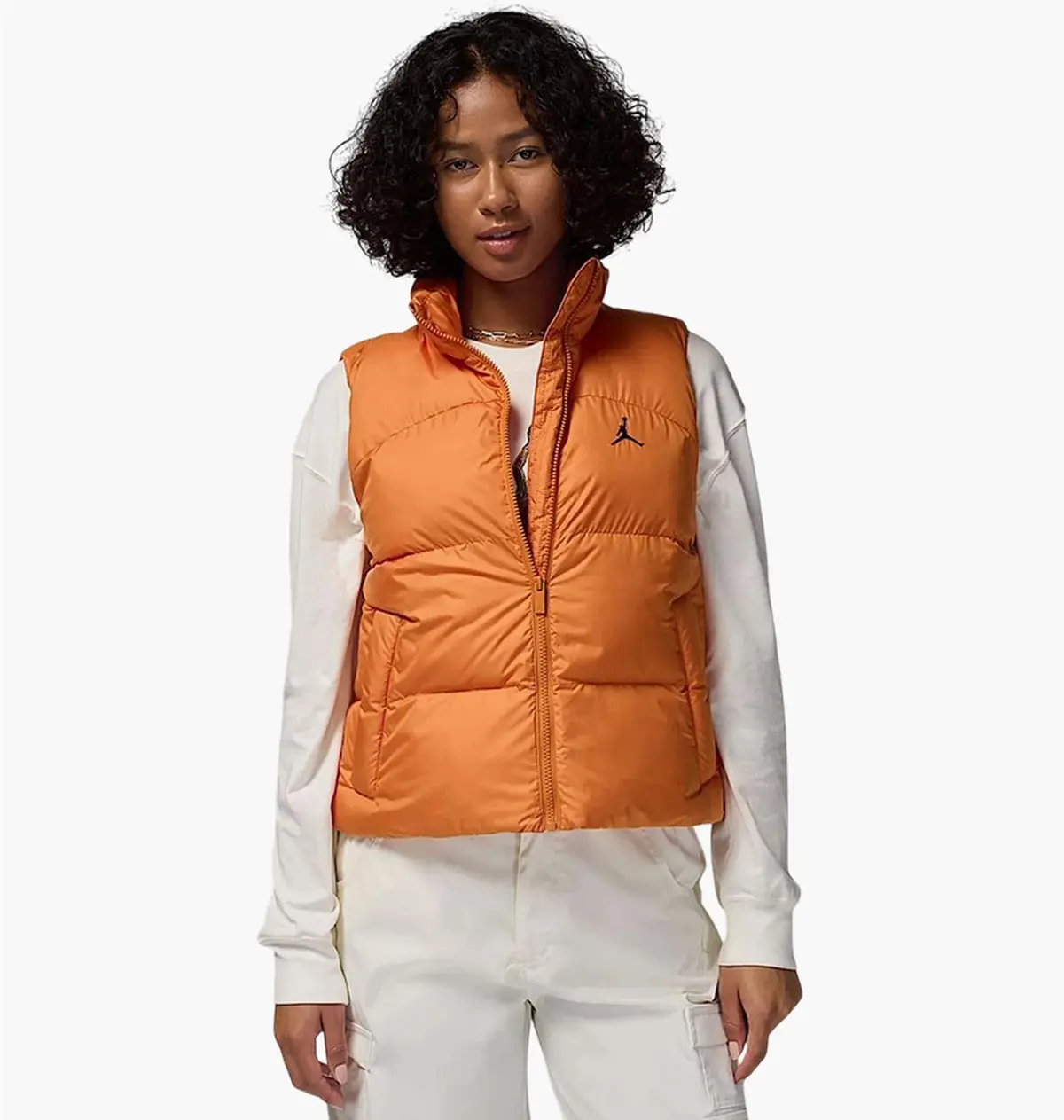 Жилетка женская Jordan Womens Puffer Gilet Orange