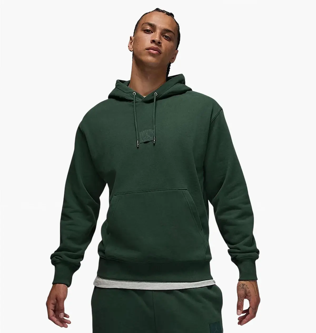 Кофта чоловіча Nike Flight Fleece Mens Pullover Hoodie Green