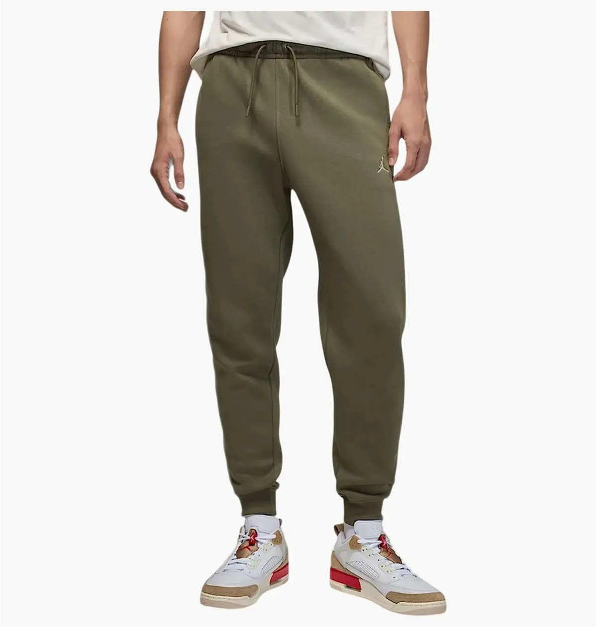 Брюки чоловічі Jordan Brooklyn Fleece Mens Trousers Olive