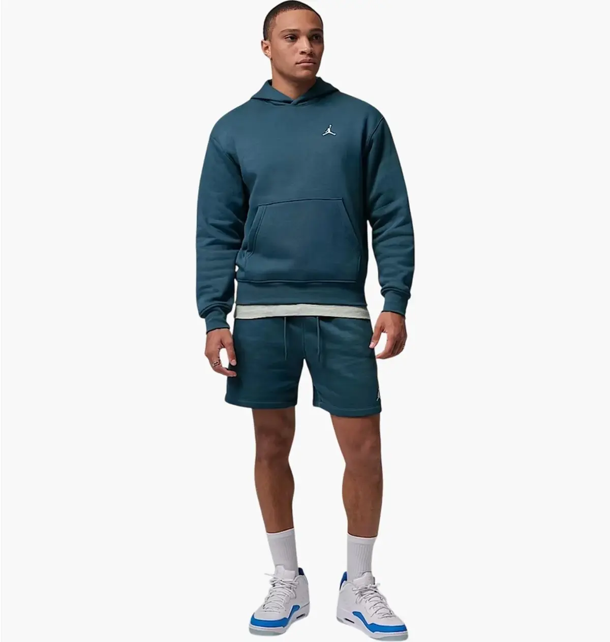 Кофта чоловіча Jordan Brooklyn Fleece Pullover синя FV7281-464