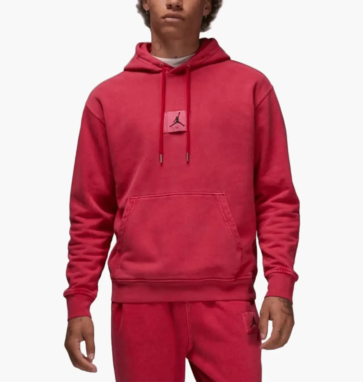 Кофта чоловіча Jordan Essential Statement Wash Hoodie Red