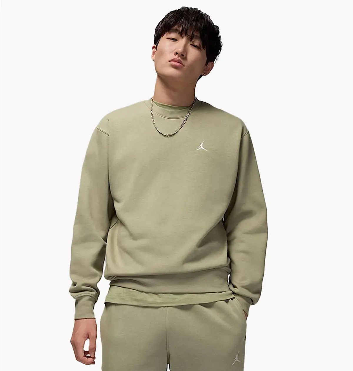 Кофта чоловіча Jordan Air Brooklyn Fleece Fz Crew