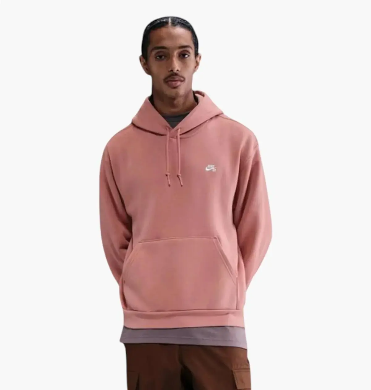 Кофта мужская Nike Sb Flc Po Peach