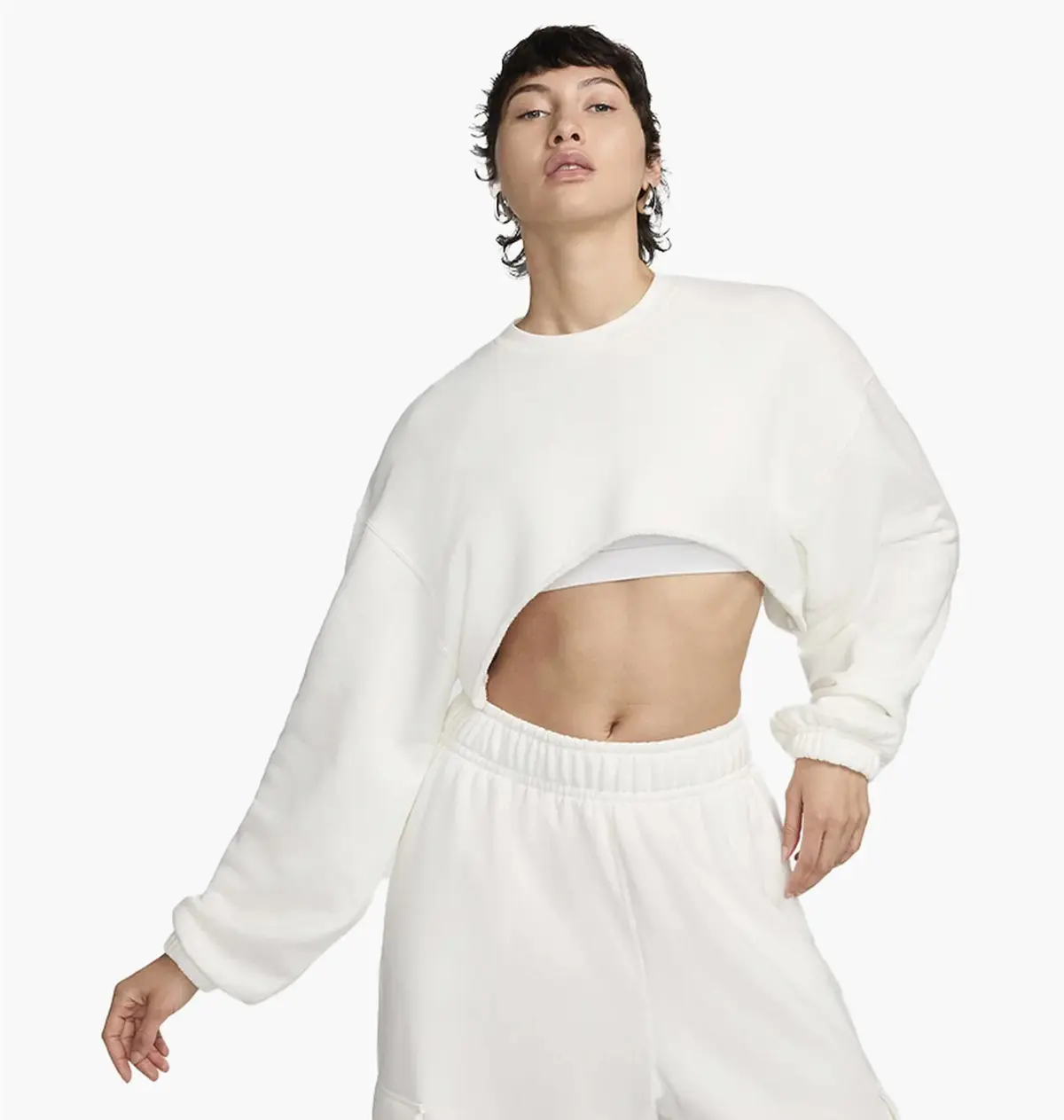 Кофта жіночі Nike Dance Os Shrug White