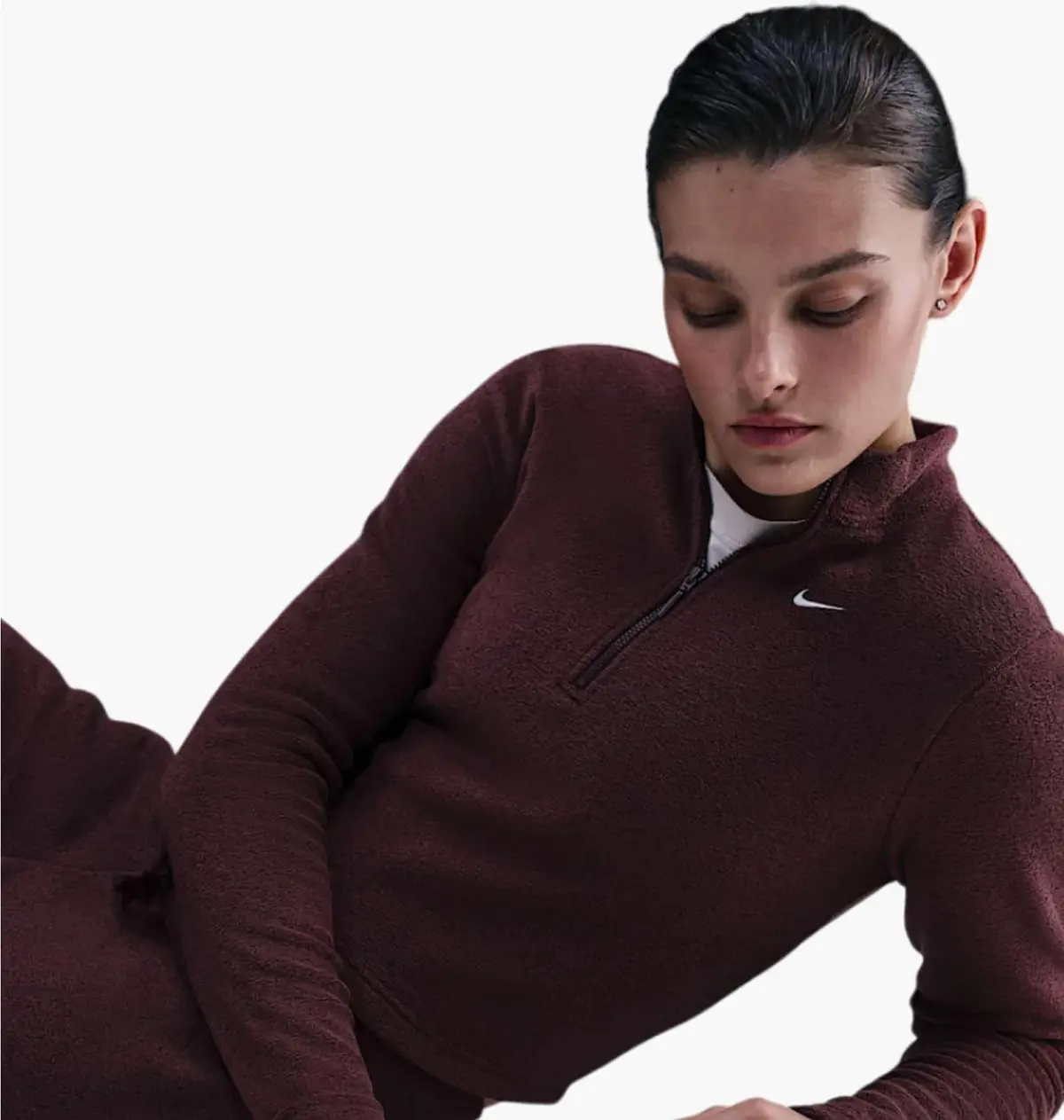 Кофта жіночі Nike Phnx Plsh Bordo