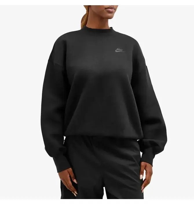 Кофта жіночі Nike Tech Fleece Oversized Crew Sweat Black