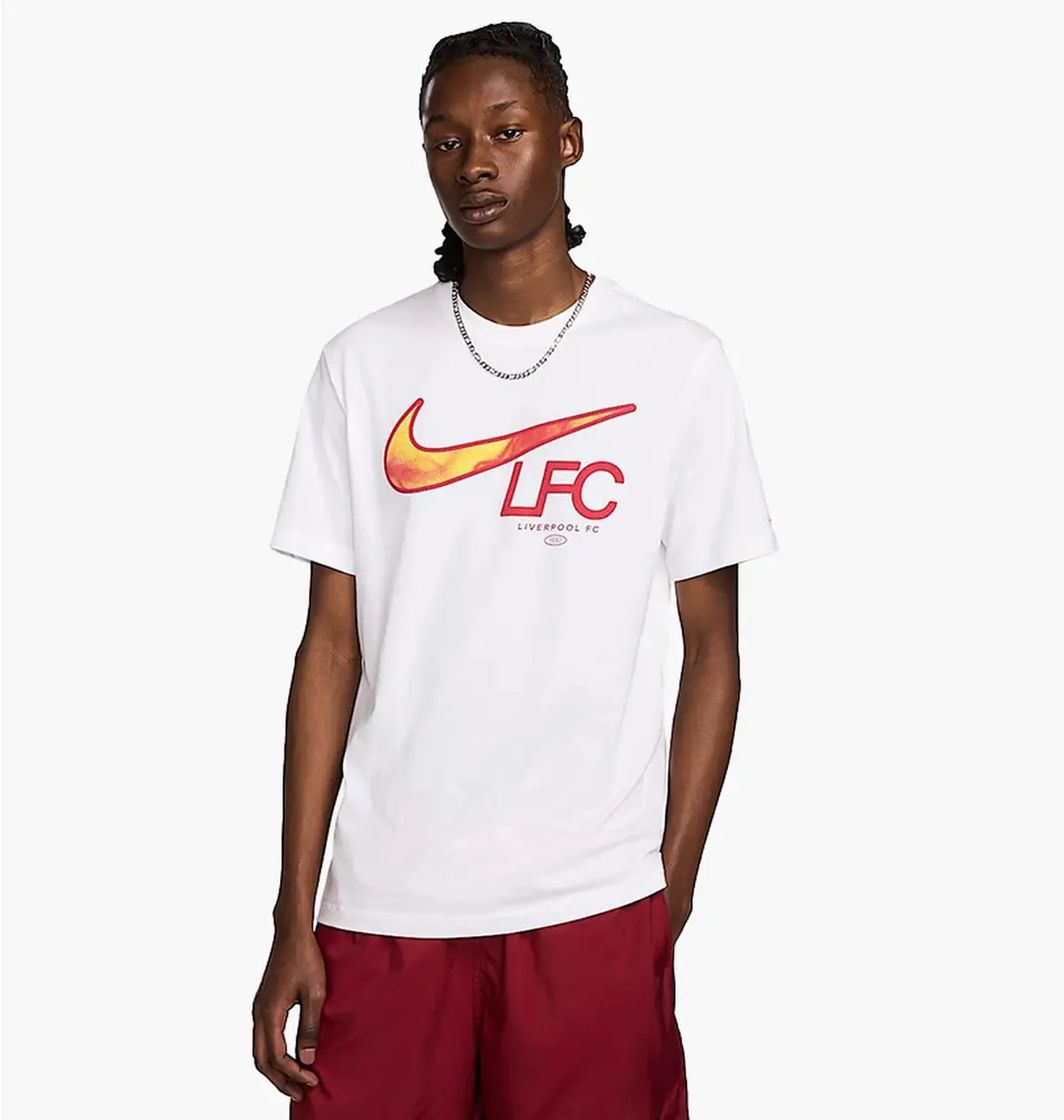 Футболка мужская Nike Liverpool Swoosh Tee White